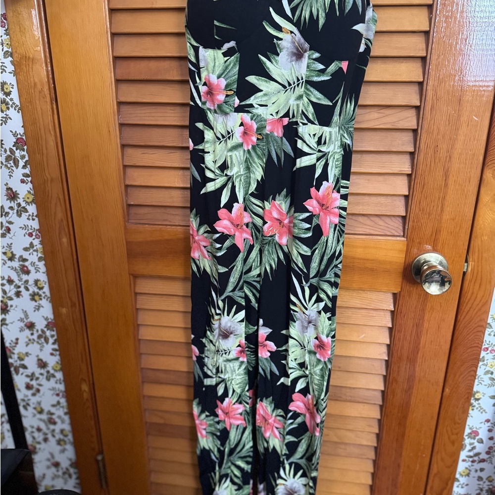 Floral Black Jumper